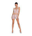 PASSION - WOMAN BS090 WHITE BODYSTOCKING ONE SIZE