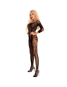LIVCO CORSETTI FASHION MONATA LC 17325 BODYSTOCKING CROTCHLESS NEGRO S L 2