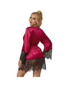 SUBBLIME 953812 ELEGANTE CAMISON DE ENCAJE TANGA ROJO S M 2