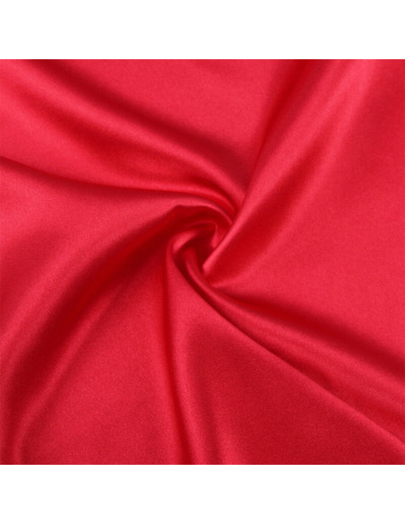 SUBBLIME 954024 CAMISON DE ENCAJE ESPALDA TRANSPARENTE TANGA ROJO NEGRO L XL