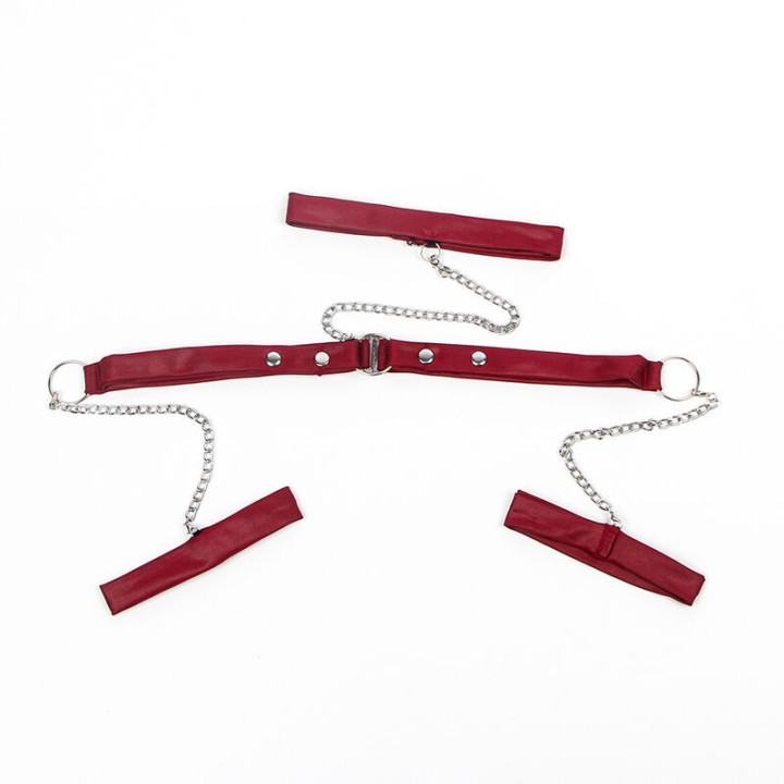 SUBBLIME 954420 VESTIDO BONDAGE DE ENCAJE NEGRO S M