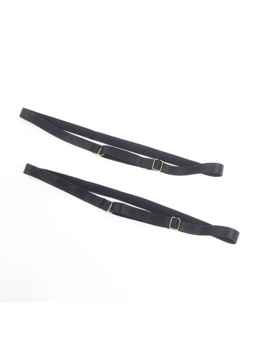 SUBBLIME 954451 VESTIDO SEXY DE REJILLA CUERO NEGRO L XL