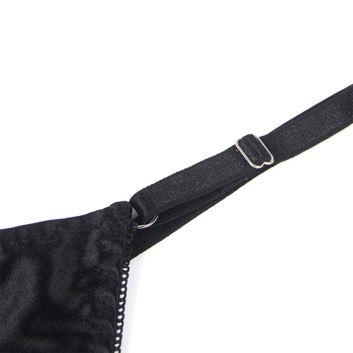 SUBBLIME 955199 SET SUJETADOR CON LAZO NEGRO AJUSTABLE S M