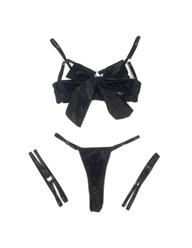 SUBBLIME 955205 SET SUJETADOR CON LAZO NEGRO AJUSTABLE L XL