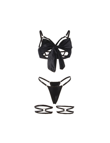 SUBBLIME 955205 SET SUJETADOR CON LAZO NEGRO AJUSTABLE L XL