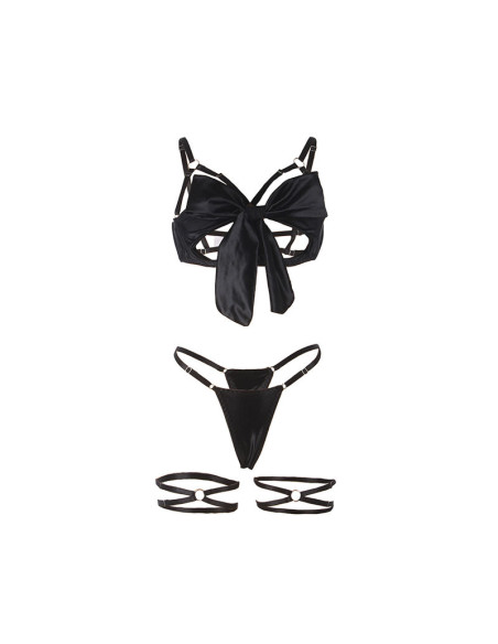 SUBBLIME 955205 SET SUJETADOR CON LAZO NEGRO AJUSTABLE L XL SUBBLIME 955205 SET SUJETADOR CON LAZO NEGRO AJUSTABLE L XL