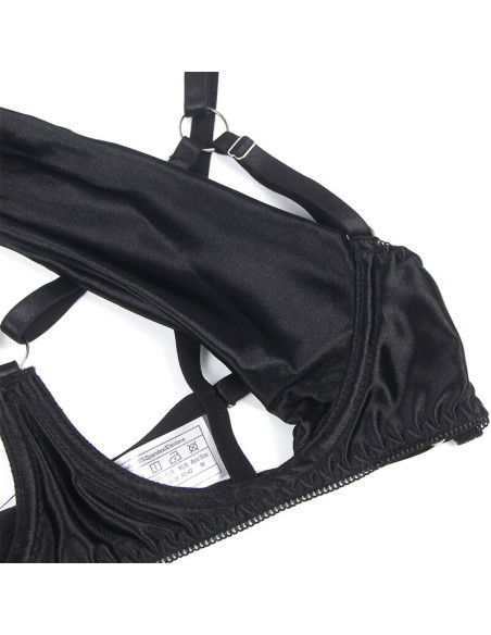 SUBBLIME 955205 SET SUJETADOR CON LAZO NEGRO AJUSTABLE L XL SUBBLIME 955205 SET SUJETADOR CON LAZO NEGRO AJUSTABLE L XL