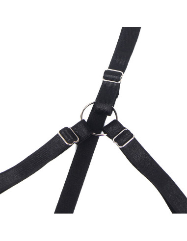 SUBBLIME 955205 SET SUJETADOR CON LAZO NEGRO AJUSTABLE L XL