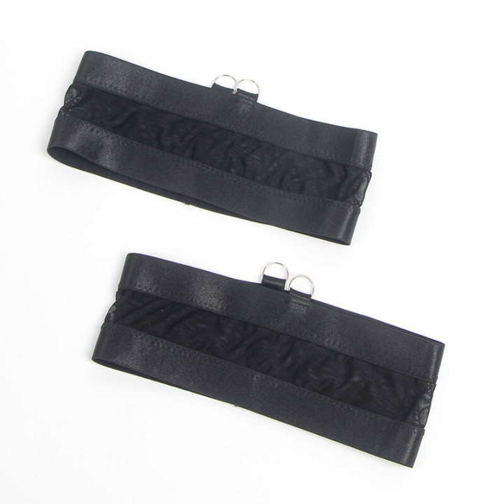 SUBBLIME 955236 SET SUJETADOR CON LIGUERO BONDAGE NEGRO S M