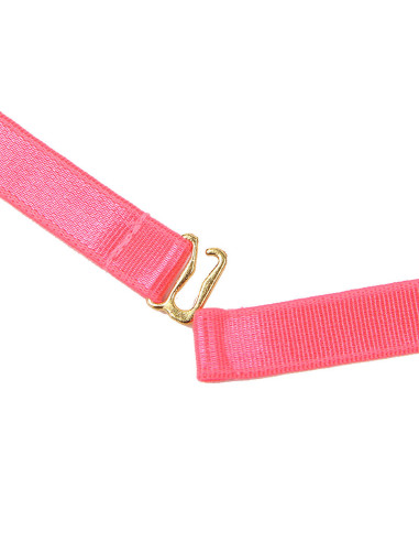 SUBBLIME 955304 SET SUJETADOR CON COLLAR Y DETALLES PARA PIERNAS ROSA FLUORESCENTE L XL