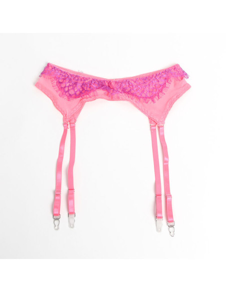 SUBBLIME 955366 SET SUJETADOR CON ENCAJE Y LIGUEROS ROSA Y MORADO L XL SUBBLIME 955366 SET SUJETADOR CON ENCAJE Y LIGUEROS ROSA Y MORADO L XL