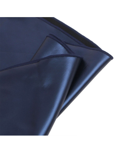 SUBBLIME 955410 VESTIDO CON TIRANTES DE CUERO AZUL S M