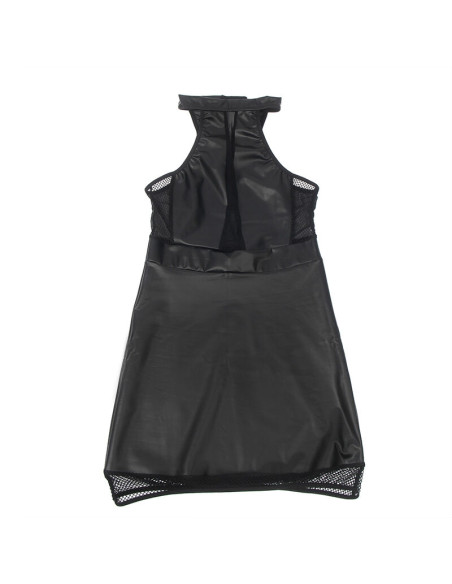 SUBBLIME 955489 VESTIDO CUELLO HALTER CON TRANSPARENCIAS NEGRO L XL SUBBLIME 955489 VESTIDO CUELLO HALTER CON TRANSPARENCIAS NEGRO L XL