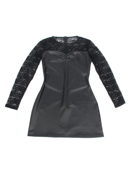 SUBBLIME 955595 VESTIDO DE MANGA LARGA CON ENCAJE NEGRO S M SUBBLIME 955595 VESTIDO DE MANGA LARGA CON ENCAJE NEGRO S M