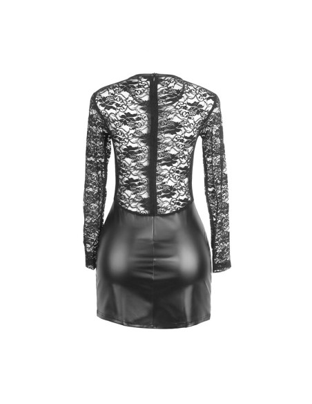 SUBBLIME 955601 VESTIDO DE MANGA LARGA CON ENCAJE NEGRO L XL SUBBLIME 955601 VESTIDO DE MANGA LARGA CON ENCAJE NEGRO L XL