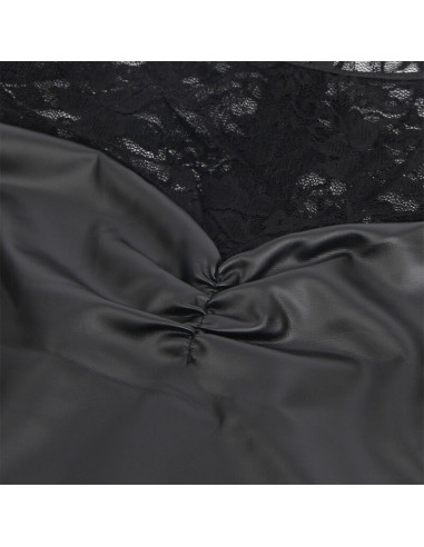 SUBBLIME 955601 VESTIDO DE MANGA LARGA CON ENCAJE NEGRO L XL