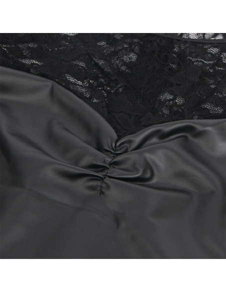 SUBBLIME 955601 VESTIDO DE MANGA LARGA CON ENCAJE NEGRO L XL SUBBLIME 955601 VESTIDO DE MANGA LARGA CON ENCAJE NEGRO L XL