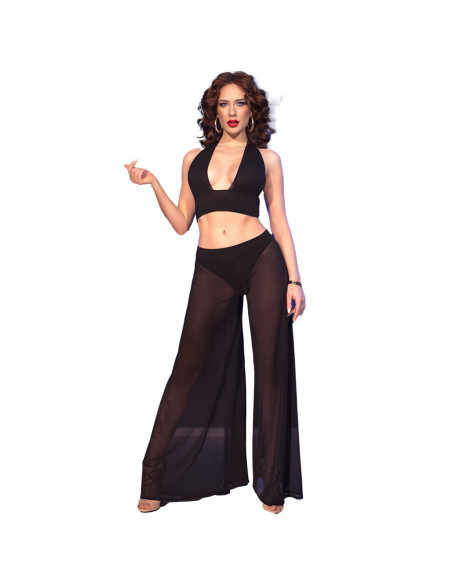 CHILIROSE CR 4857 SET TOP Y PANTALONES NEGRO TALLA S CHILIROSE CR 4857 SET TOP Y PANTALONES NEGRO TALLA S
