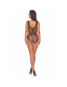 PASSION BS115 BODYSTOCKING REJILLA NEGRO 2
