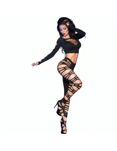 CHILIROSE CR 3654 TOP LEGGINS ROSA S M