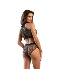 SUBBLIME 952082 SET DE REJILLA CON BRILLANTES NEGRO TALLA UNICA 2