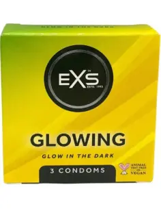 EXS CONDOMS GLOWN IN THE DARK