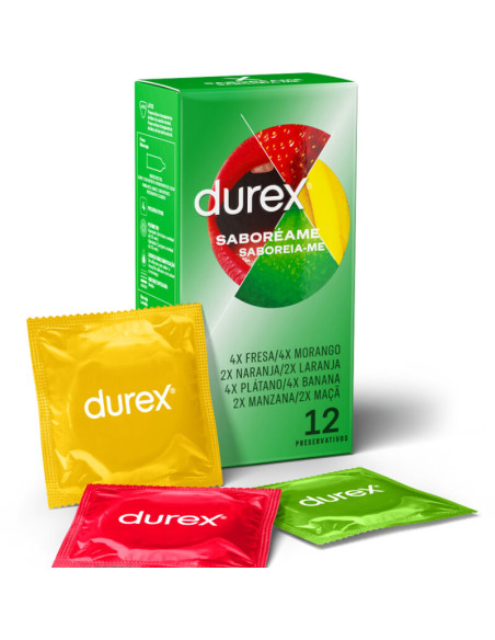 DUREX SABOREAME 12 UNIDADES DUREX SABOREAME 12 UNIDADES