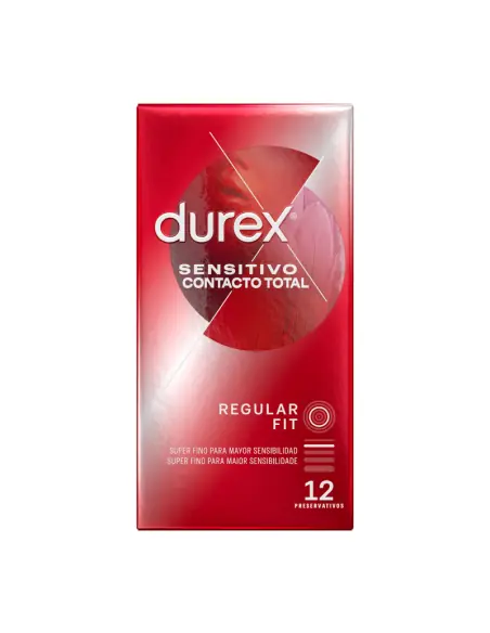 DUREX SENSITIVO CONTACTO TOTAL 12 UNIDADES