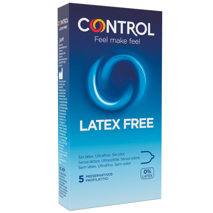 CONTROL FREE SIN LATEX PRESERVATIVOS 5 UNIDADES