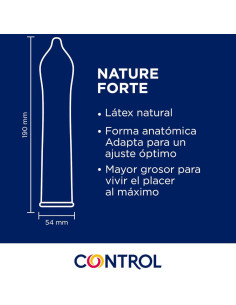 CONTROL PRESERVATIVOS NATURE FORTE 144 UNIDADES 2