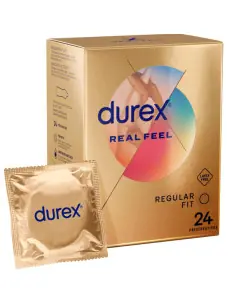 DUREX REAL FEEL 24 UNIDADES