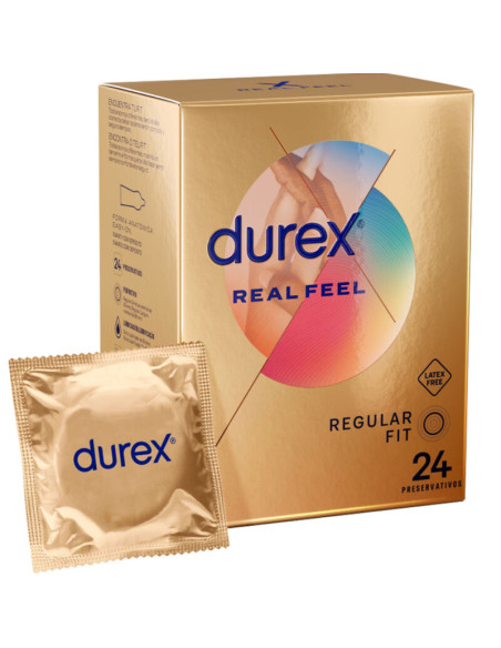 DUREX REAL FEEL 24 UNIDADES DUREX REAL FEEL 24 UNIDADES