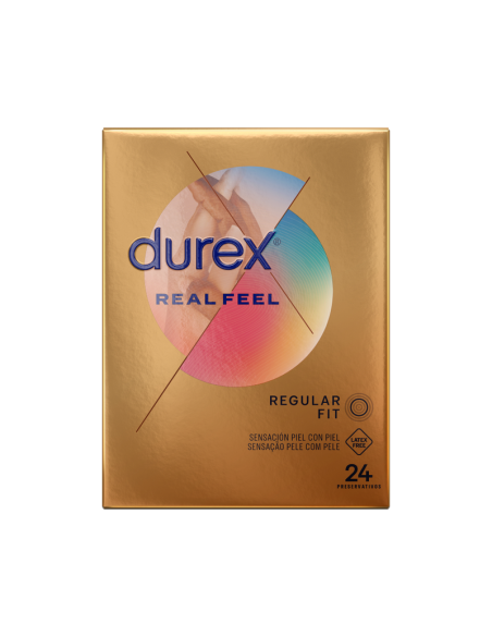 DUREX REAL FEEL 24 UNIDADES DUREX REAL FEEL 24 UNIDADES