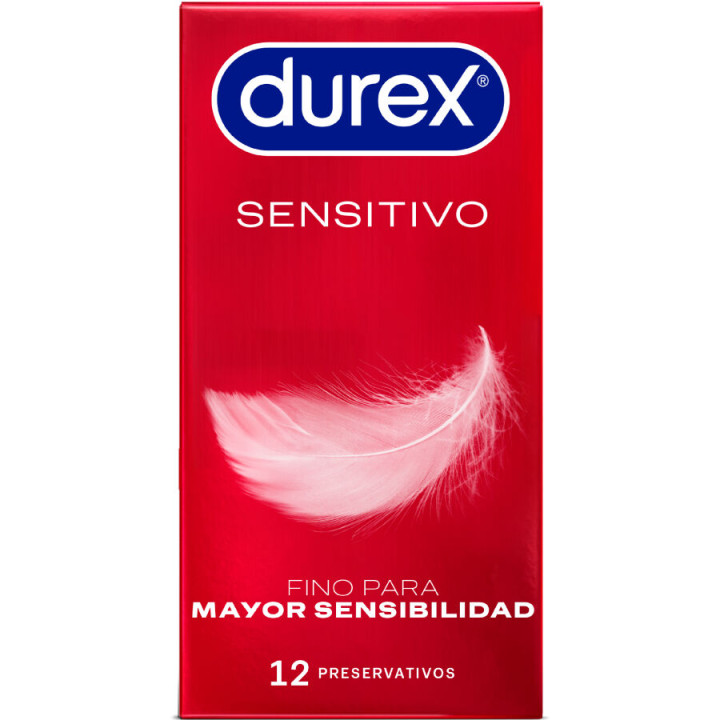 DUREX PRESERVATIVOS SENSITIVO 12 UNIDADES