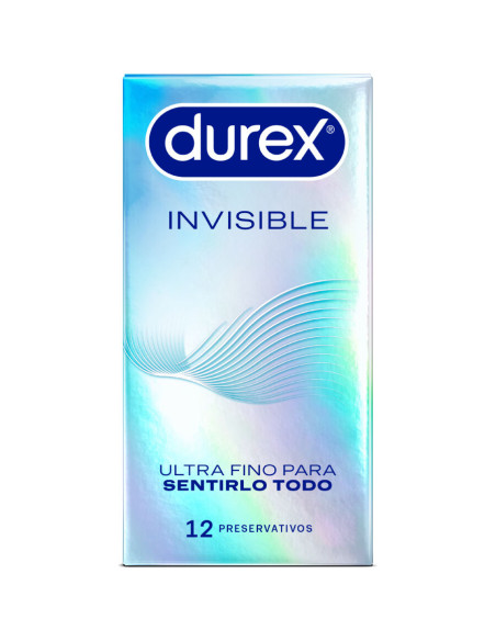 DUREX PRESERVATIVOS INVISIBLE ULTRA FINO 12 UNIDADES DUREX PRESERVATIVOS INVISIBLE ULTRA FINO 12 UNIDADES