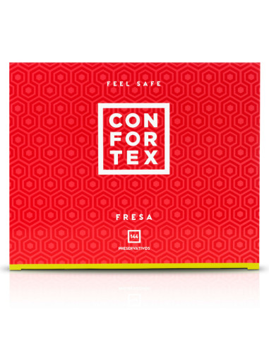 CONFORTEX PRESERVATIVOS FRESA CAJA 144 UDS