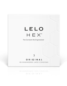 LELO HEX PRESERVATIVO CAJA 3 UDS