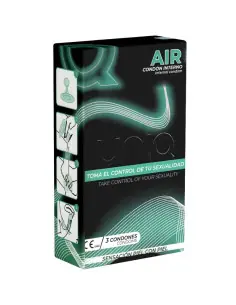 UNIQ AIR PRESERVATIVO FEMENINO SIN LATEX 3 UNIDADES
