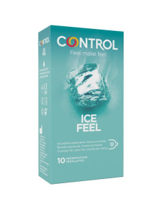 CONTROL ICE FEEL PRESERVATIVOS EFECTO FRIO 10 UNIDADES