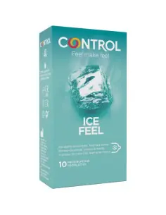 CONTROL ICE FEEL PRESERVATIVOS EFECTO FRIO 10 UNIDADES