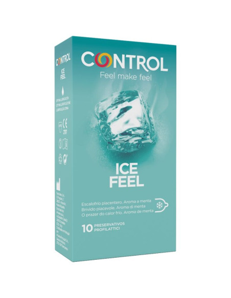 CONTROL ICE FEEL PRESERVATIVOS EFECTO FRIO 10 UNIDADES CONTROL ICE FEEL PRESERVATIVOS EFECTO FRIO 10 UNIDADES