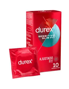 DUREX SENSITIVO SLIM FIT 10 UNIDADES 2