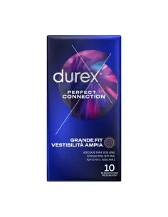 DUREX PERFECT CONNECTION EXTRA LUBRICACION SILICONA 10 UNIDADES 2