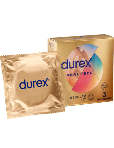 DUREX REAL FEEL PRESERVATIVOS 3 UNIDADES
