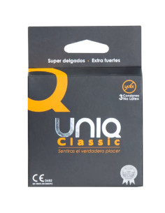 UNIQ CLASSIC PRESERVATIVOS SIN LATEX 3 UNIDADES 2