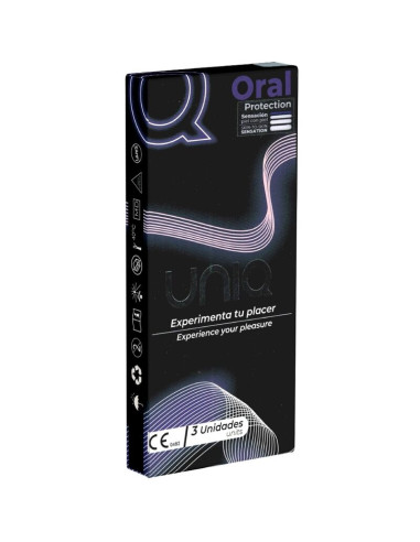 UNIQ ORAL MASK PRESERVATIVOS SIN LATEX 3 UNIDADES