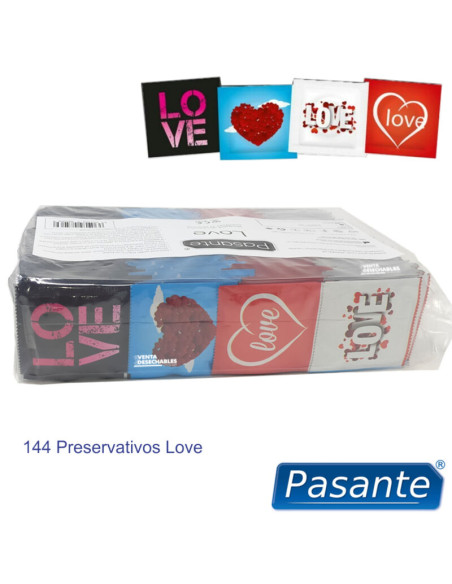 PASANTE PRESERVATIVO LOVE BOLSA 144 UNIDADES