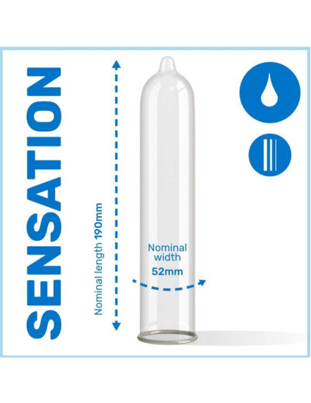 PASANTE PRESERVATIVO SENSITIVE BOLSA 144 UNIDADES PASANTE PRESERVATIVO SENSITIVE BOLSA 144 UNIDADES