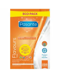 PASANTE PRESERVATIVO ECO PACK SABORES BOLSA 288 UNIDADES