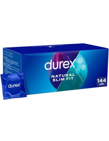 DUREX NATURAL SLIM FIT BASIC 144 UNIDADES DUREX NATURAL SLIM FIT BASIC 144 UNIDADES